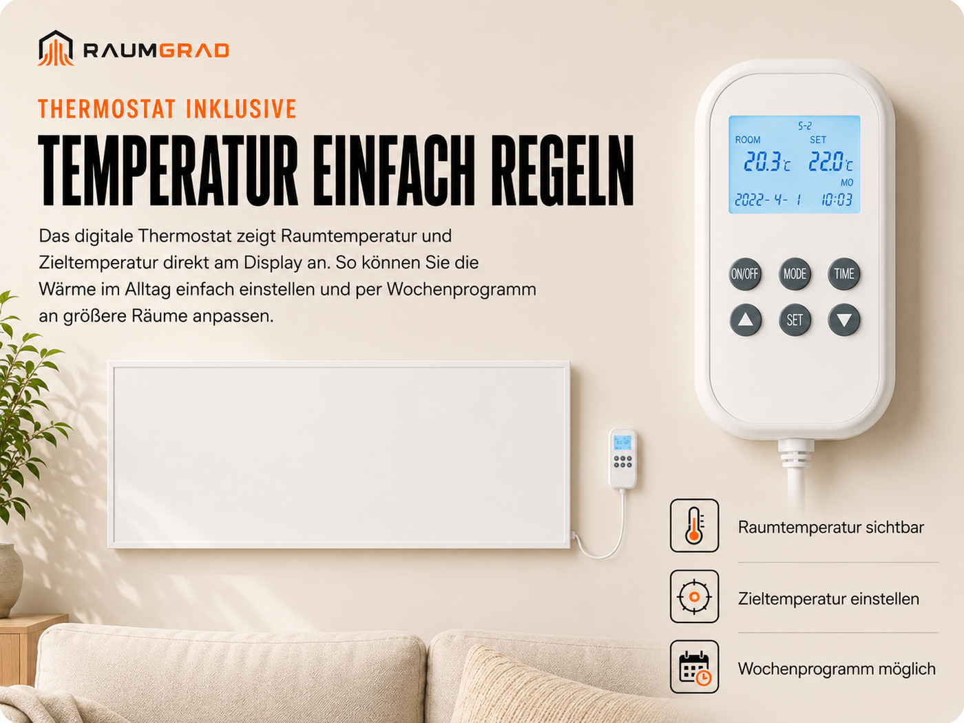 TEMPERATUR EINFACH REGELN