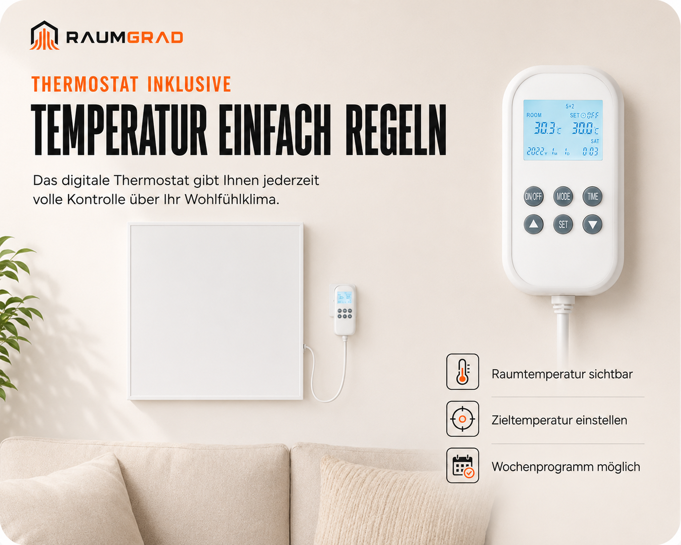 TEMPERATUR EINFACH REGELN