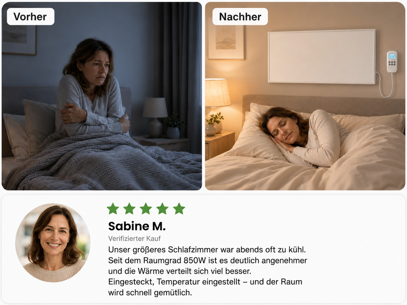 WENN DAS SCHLAFZIMMER ABENDS KÜHL BLEIBT