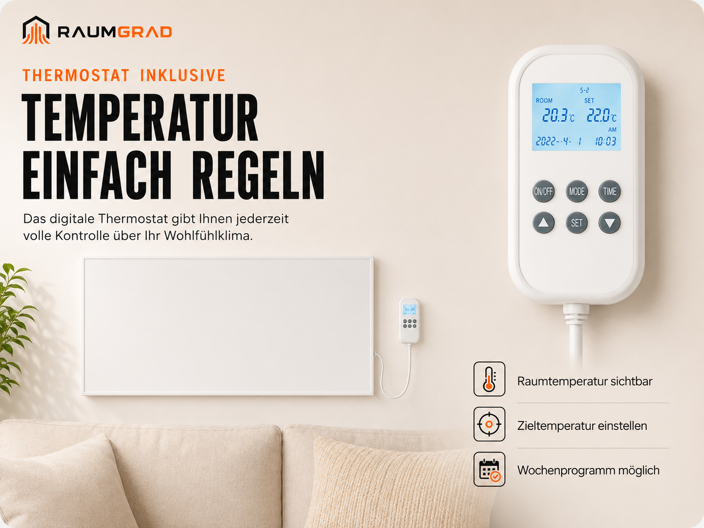 TEMPERATUR EINFACH REGELN