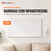 RAUMGRAD 520W INFRAROTHEIZUNG