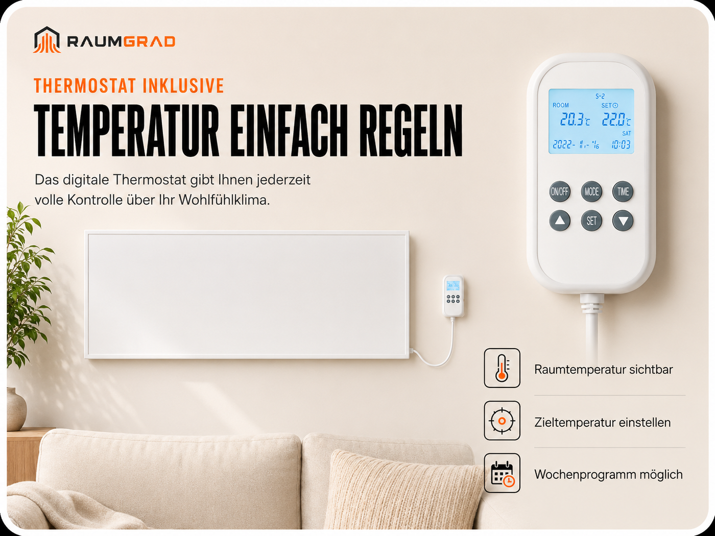 TEMPERATUR EINFACH REGELN